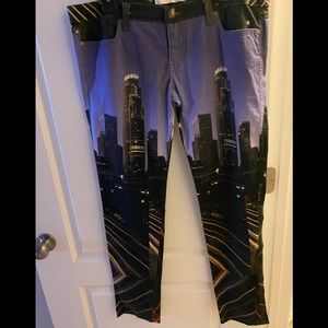 Frankie B. Unique Pattern Jeans Size 31